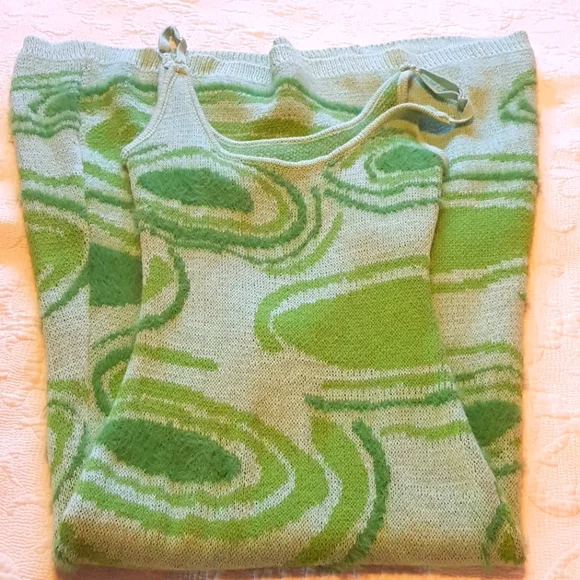 House of Sunny green cutout midi dress Y2K - Picture 3 of 10